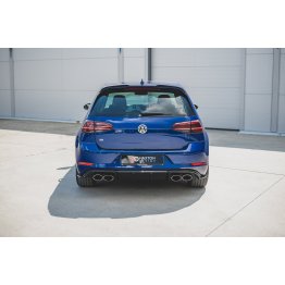 Диффузор заднего бампер на VW Golf VII R рестайл